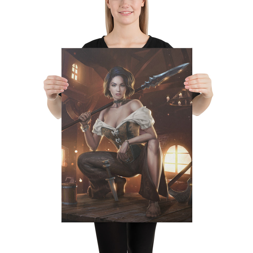 Canvas Print: Princess Willow Lunaverre | Panther Shifter