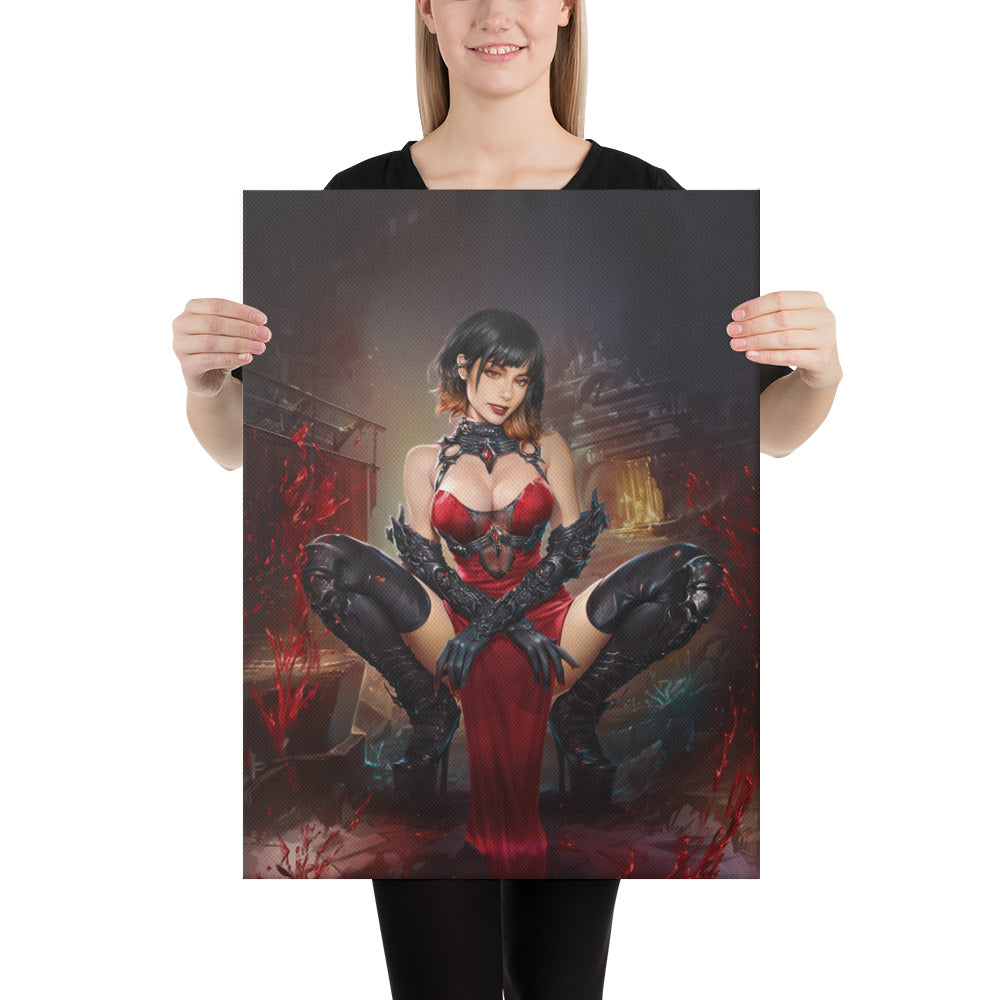 Canvas Print: Crimna the Blood Mage from Rise My Minions