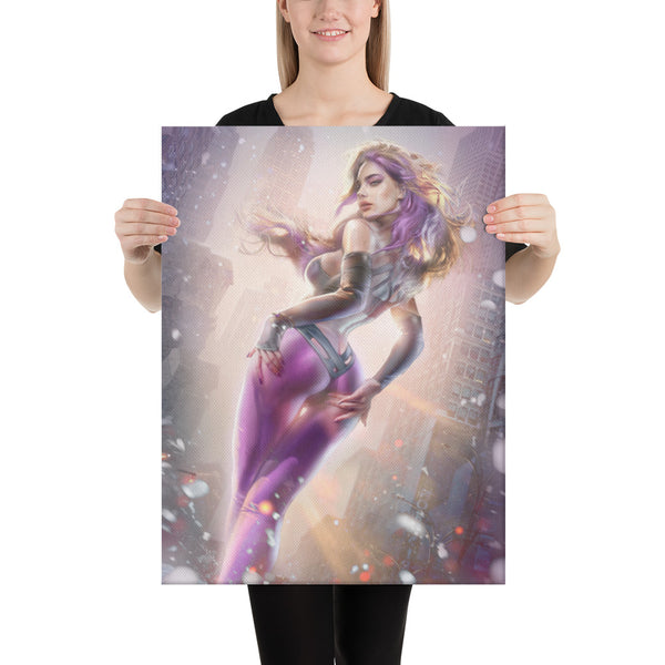 Canvas Print: Amethyst from Dungeon in my Closet