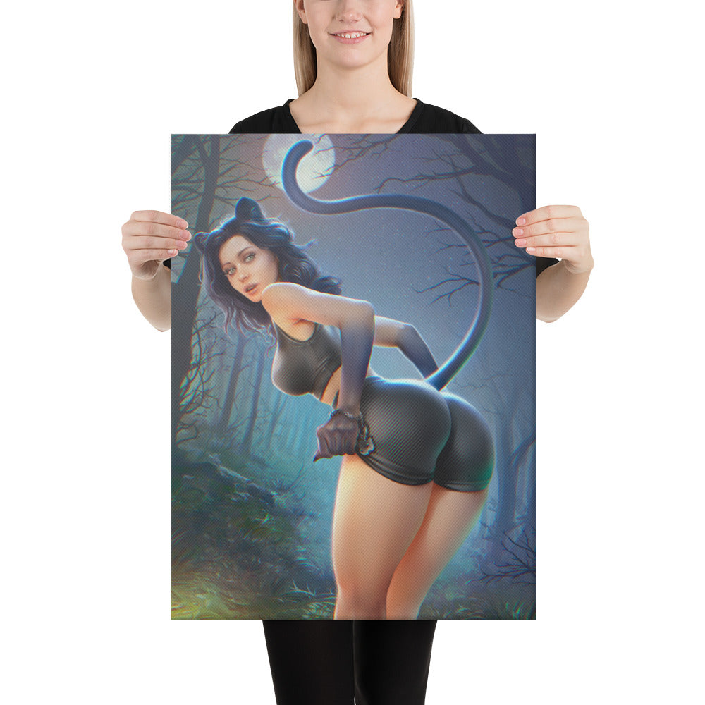 Canvas Print: Luna the Werepanther